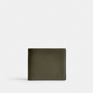 Coach 3 In 1 Wallet Erkek Cüzdanlar Yeşil | 43260CKDV