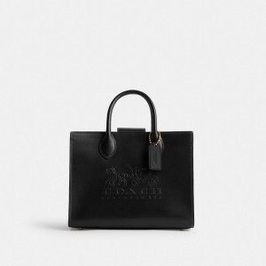 Coach Ace Tote 26 Kadın Tote Çanta Siyah | 31497THIL