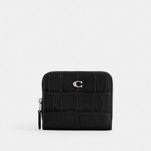 Coach Billfold Wallet Kadın Küçük Cüzdan Gümüş Siyah | 38596AESW