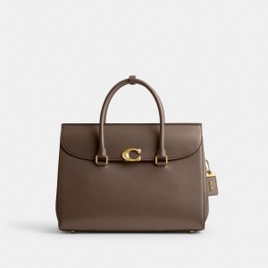 Coach Broome Carryall Bag 36 Kadın El Çantası Koyu Gri | 18947UNWL
