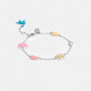 Coach Bug Charm Bracelet Kadın Takı Gümüş Renkli | 54126JBFD