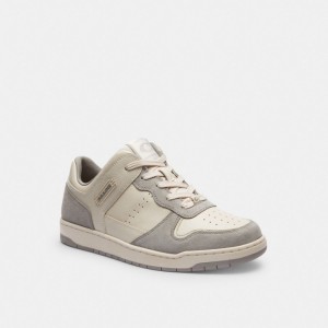 Coach C201 Low Top Sneaker Kadın Spor Ayakkabı Gri | 43196OLKD