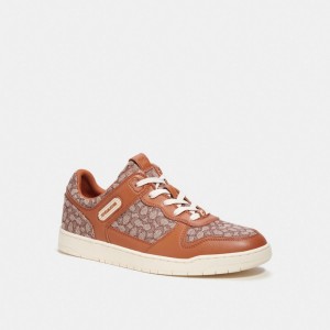 Coach C201 Sneaker In Micro Signature Jacquard Erkek Spor Ayakkabı Renkli | 27043SYFW