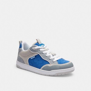 Coach C203 Sneaker In Signature Canvas Erkek Spor Ayakkabı Renkli | 51427MALI