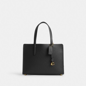 Coach Carter Carryall Bag 28 Kadın El Çantası Siyah | 25068KGYL