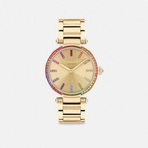 Coach Cary Watch, 34 Mm Kadın Saat Altın | 38219XLJV