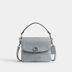 Coach Cassie Crossbody Bag 19 Kadın Çapraz Askılı Çanta Gümüş Gri Mavi | 18490WFYP