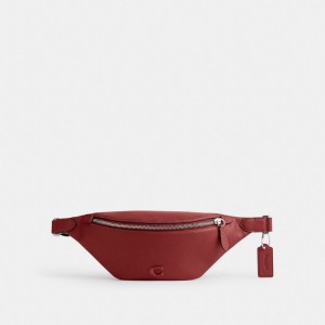 Coach Charter Belt Bag 7 Erkek Bel Çantası Kırmızı | 06843ZAVE