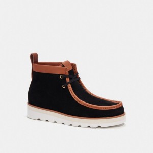 Coach Chukka Boot Erkek Bot Siyah | 83092POYN