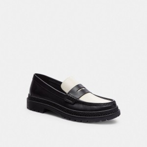 Coach Cooper Loafer Erkek Makosen Siyah | 06231VKOG
