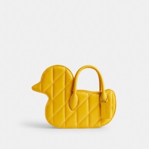 Coach Duck Bag With Quilting Kadın Çapraz Askılı Çanta Renkli | 87514PETI