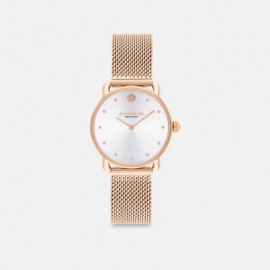 Coach Elliot Watch, 28 Mm Kadın Saat Pembe Altın | 24309FBYP