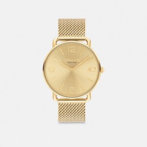 Coach Elliot Watch, 41 Mm Erkek Saat Altın | 63740HGMI