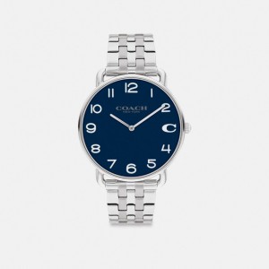 Coach Elliot Watch, 41 Mm Erkek Saat Gri | 90435PUJQ