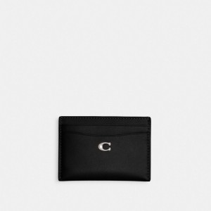 Coach Essential Card Case Kadın Kart Kılıfı Gümüş Siyah | 74801FVWR