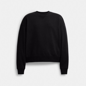 Coach Essential Crewneck Kadın Üstler Siyah | 20453KWDS