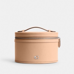 Coach Essential Vanity Case Kadın Seyahat Çantası Gümüş | 08693KGXF