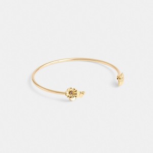 Coach Garden Charms Cuff Bracelet Kadın Takı Altın | 78192OHVR