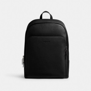 Coach Gotham Backpack Erkek Sırt Çantası Siyah | 21568MYEQ