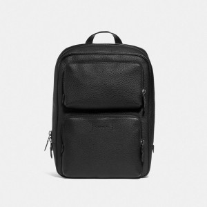 Coach Gotham Backpack Erkek Sırt Çantası Siyah Bakır Siyah | 34517PMSI