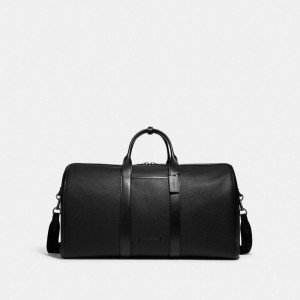 Coach Gotham Duffle Bag Erkek Duffle Çanta Siyah Bakır Siyah | 94018JTAX