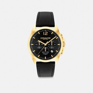 Coach Greyson Watch, 43 Mm Erkek Saat Siyah | 14730JXCE