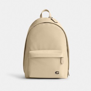 Coach Hall Backpack Erkek Sırt Çantası Beyaz | 82673ELFQ