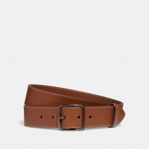 Coach Harness Buckle Belt, 38 Mm Erkek Kemer Renkli | 78154QPTD