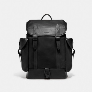 Coach Hitch Backpack Erkek Sırt Çantası Siyah | 45672NAXZ