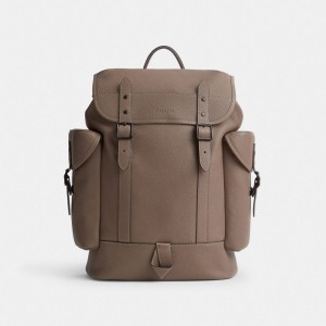 Coach Hitch Backpack Kadın Sırt Çantası Koyu Gri | 14529PCUB