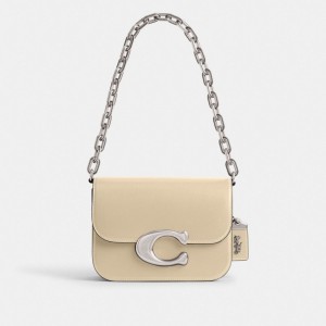 Coach Idol Bag Kadın Omuz Çantası Gümüş Beyaz | 92840RVOS