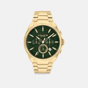 Coach Jackson Watch, 45 Mm Erkek Saat Altın | 09253LDBH