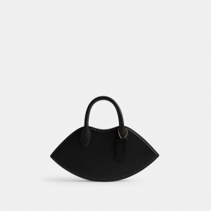 Coach Lip Bag Kadın Çapraz Askılı Çanta Siyah | 79348UAYL