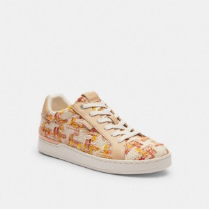 Coach Lowline Low Top Sneaker Kadın Spor Ayakkabı Renkli | 01869HAKI