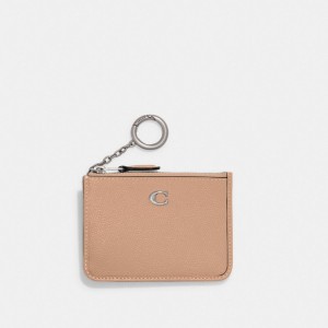 Coach Mini Skinny Id Case Kadın Kart Kılıfı Gümüş | 43195FYPV