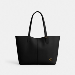 Coach North Tote 32 Kadın Tote Çanta Siyah | 56934RAFC