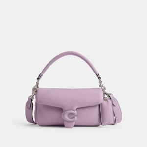 Coach Pillow Tabby Shoulder Bag 20 Kadın Omuz Çantası Gümüş Mor | 16403GPWF