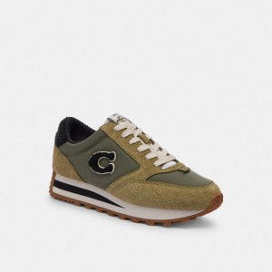 Coach Runner Sneaker Kadın Spor Ayakkabı Yeşil | 19657VJSQ