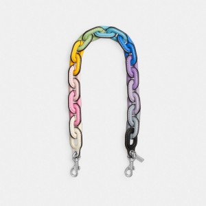 Coach Short Chain Strap Kadın Takı Renkli | 32760ZJXT