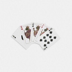 Coach Signature Playing Cards Kadın Seyahat Çantası Kırmızı Renkli | 53916SHWN