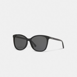 Coach Signature Workmark Square Sunglasses Kadın Gözlük Siyah | 78206KFSH