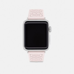 Coach Strap, 38 Mm, 40 Mm And 41 Mm Kadın Saat Pembe | 48136DXPQ