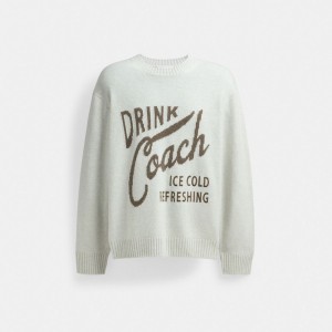 Coach Sweater Erkek Üstler Mavi | 16328IUKF