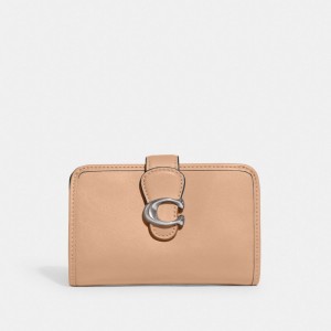 Coach Tabby Medium Wallet Kadın Büyük Cüzdan Gümüş | 87159FUGM