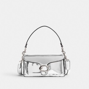 Coach Tabby Shoulder Bag 20 In Metallic Kadın Omuz Çantası Metal Gümüş Gümüş | 65142VPTM