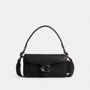 Coach Tabby Shoulder Bag 20 Kadın Omuz Çantası Mavi Gri Siyah | 29715KFGM