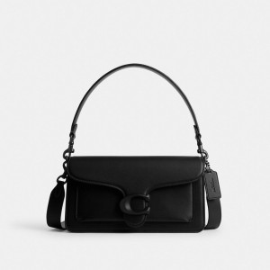 Coach Tabby Shoulder Bag 26 Kadın Omuz Çantası Siyah Siyah | 45732RTIO