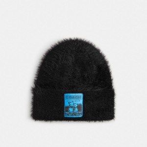 Coach The Lil Nas X Drop Beanie Erkek Şapkalar Siyah | 51302LDGR