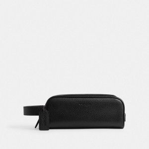 Coach Travel Kit Erkek Seyahat Çantası Siyah | 49562IBDT